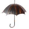 ® UMBRELLA 01406 Vintage Industrial Κρεμαστό Φωτιστικό Οροφής Πολύφωτο Μαύρο Καφέ Σκουριά Μεταλλικό Φ58 x Υ60cm