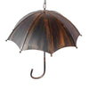 ® UMBRELLA 01406 Vintage Industrial Κρεμαστό Φωτιστικό Οροφής Πολύφωτο Μαύρο Καφέ Σκουριά Μεταλλικό Φ58 x Υ60cm