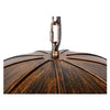 ® UMBRELLA 01406 Vintage Industrial Κρεμαστό Φωτιστικό Οροφής Πολύφωτο Μαύρο Καφέ Σκουριά Μεταλλικό Φ58 x Υ60cm