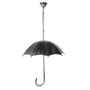 ® UMBRELLA 01407 Vintage Industrial Κρεμαστό Φωτιστικό Οροφής Πολύφωτο Γκρι Σκουριά Μεταλλικό Φ58 x Υ60cm
