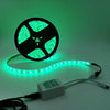 RGB Ταινια Led Kit 300Led- 5μετρα-Εξαιρετικης Ποιοτητας 16-18lm/L Αδιαβροχη-12vDc με Ασυρματο Χειριστηριο και 5A Τροφοδοτικο
