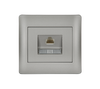 RHYME ΠΡΙΖΑ ΤΗΛΕΦΩΝΟΥ RJ45(CAT6E) ΓΚΡΙ ΜΕΤΑΛΛΙΖΕ