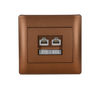 RHYME RJ11+RJ45 ΚΑΦΕ ΜΕΤΑΛΛΙΖΕ