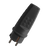 RUBBER SCHUKO PLUG 16A BLACK