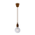 SAILOR-16 PENDANT SILICONE 1xE27 BROWN