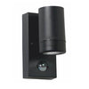 SENSOR ONE BEAM BLACK WALL LUMINAIRE GU10 MAX. 3W LED IP65