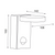 SENSOR WALL POREA 10W 650Lm COB LED 3000K 230V IP54 GREY