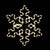 SNOWFLAKE 96 LED ΣΧΕΔΙΟ 4m ΜΟΝΟΚΑΝΑΛΟΣ ΦΩΤΟΣΩΛΗΝΑΣ ΘΕΡΜΟ ΛΕΥΚΟ ΜΗΧΑΝΙΣΜΟ FLASH IP44 56cm 1.5m