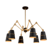 SPIDER ΠΟΛΥΦΩΤΟ 6XE27 ΜΑΥΡΟ