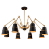 SPIDER ΠΟΛΥΦΩΤΟ 8XE27 ΜΑΥΡΟ