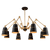 SPIDER ΠΟΛΥΦΩΤΟ 8XE27 ΜΑΥΡΟ