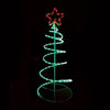 SPIRAL TREE 120 LED ΣΧΕΔΙΟ 5m ΜΟΝΟΚΑΝΑΛΟΣ ΦΩΤΟΣΩΛΗΝΑΣ RED-GREEN IP44 40x40x90cm