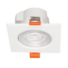 SQUARE LED SPOTLIGHT 7W SWITCH 3000-4000-6000K SMD 230V 40° Ra80 PRE-SET UP 3000K