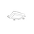 SQUARE W CEIL.LED SLIMPANEL 8W 3000K 490Lm 230V 120X120 Ra80