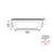 SQUARE W REC.LED SLIMPANEL 26W 3000K 1830Lm230V 300X300 Ra80