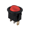 SWITCH ROUND MIRS-101-8C-3 6А ON-OFF WITH LIGHT