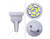 T10 194 W5W 168 Led Αυτοκινητου-150 Lumens-3014 Chip 9SMD DC12V-Ψυχρο Λευκο-1τεμ.
