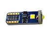 T10 3030 3SMD-3ης Γενιας Chip-330Lm-Canbus Led αυτοκινήτου-W5W-DC12V-Ψυχρο Λευκο-1τεμ.