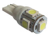T10 5 Smd 5050 Led Αυτοκινήτου 12V