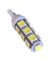 T10 led Αυτοκινητου-13 Smd 5050 Υψηλης Ισχυος-12vdc-360° Ψυχρο Λευκο 1τεμ.