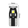 T10 W5W canbus led αυτοκινητου 300lm-3030 Chip 3SMD -12vDc Ψυχρο Λευκο 360°