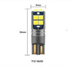 T10-W5W Canbus led αυτοκινητου 600lm-10smd 3030S 12-24vdc Ψυχρο Λευκο