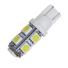 T10-W5W Led Αυτοκινήτων 9smd 5050 12VDc-Ψυχρο λευκο-1τεμ
