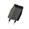 TWO PIN PLUG 6A BLACK