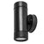 UP-DOWN BLACK PPWALL LIGHT GU10Max.2x3W LED IP44 87x60x158mm