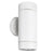 UP-DOWN WHITE PPWALL LIGHT GU10Max.2x3W LED IP44 87x60x158mm