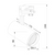 WHITE LED TRACK LIGHT 30W 3000K 4WIRES 38° 2700LM 230V Ra80