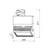 WHITE LED TRACK LIGHT 45W 3000K 4WIRES 80° 3500LM 230V Ra8