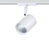 WHITE LED TRACK LIGHT 7W 3000K 2WIRES 24° 500LM 230V Ra80