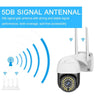 WI-Fi Auto tracking- dome PTZ κάμερα  30m Νυχτερινη παρακολούθηση Αδιαβροχη V380 pro