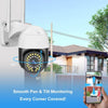 WI-Fi Auto tracking- dome PTZ κάμερα  30m Νυχτερινη παρακολούθηση Αδιαβροχη V380 pro