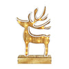 '“WOODEN REINDEER  DECOR LIGHTS” ΤΑΡΑΝΔΟΣ 16 LED ΛΑΜΠΑΚ ΜΠΑΤΑΡ(2xAAA) ΘΕΡΜΟ ΛΕΥΚΟ IP20 19x33x6cm'
