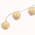 'WRAPPED BALLS' 10 LED ΛΑΜΠΑΚ ΣΕΙΡΑ ΜΠΑΤΑΡ.(3xAA) &amp; ΧΡΟΝΟΔΙΑΚ (6ΟΝ/18OFF) ΘΕΡΜΟ ΛΕΥΚΟ IP20 135+30cm